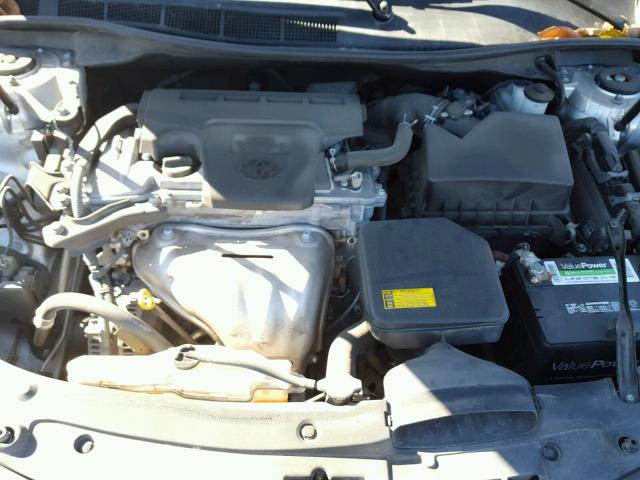 4T1BF1FK5CU075694 - 2012 TOYOTA CAMRY BASE SILVER photo 7