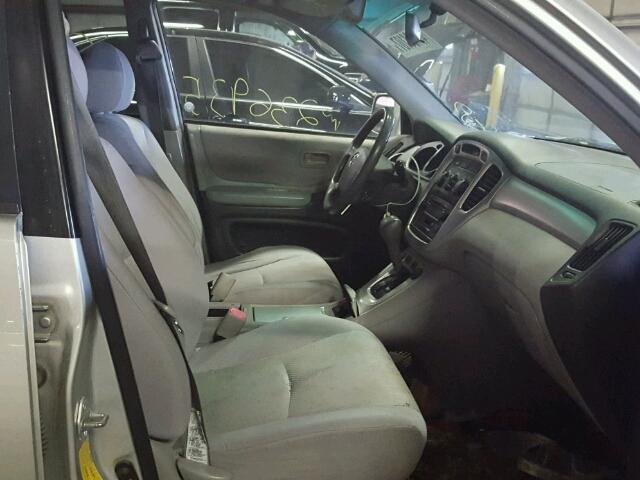 JTEEP21A160146044 - 2006 TOYOTA HIGHLANDER SILVER photo 5