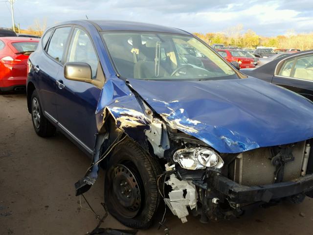 JN8AS5MT8BW165427 - 2011 NISSAN ROGUE S BLUE photo 1