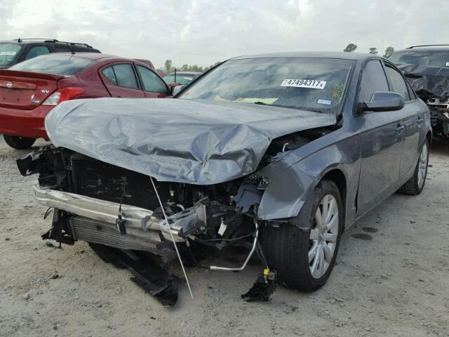 WAUAFAFL1DN031502 - 2013 AUDI A4 PREMIUM GRAY photo 2