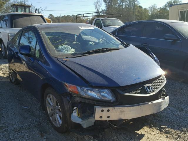 2HGFG3B82CH544642 - 2012 HONDA CIVIC EX BLUE photo 1