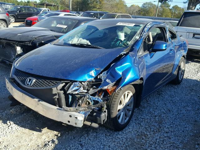 2HGFG3B82CH544642 - 2012 HONDA CIVIC EX BLUE photo 2