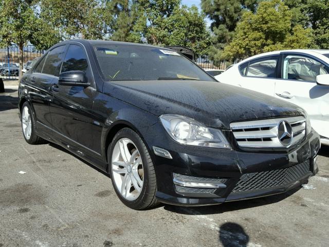 WDDGF4HB5CR238765 - 2012 MERCEDES-BENZ C 250 BLACK photo 1