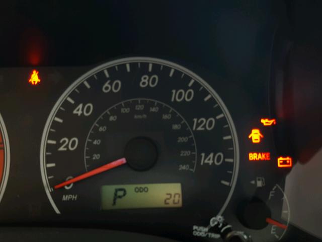 2T1BU4EE4DC967618 - 2013 TOYOTA COROLLA BA WHITE photo 8