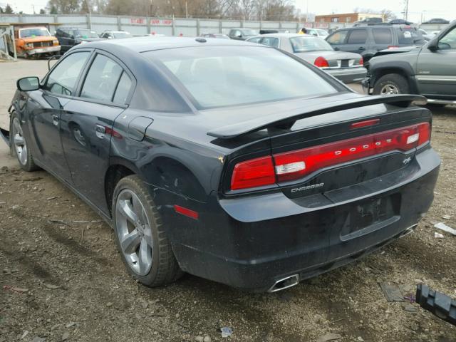 2B3CL5CT7BH555289 - 2011 DODGE CHARGER R/ BLACK photo 3