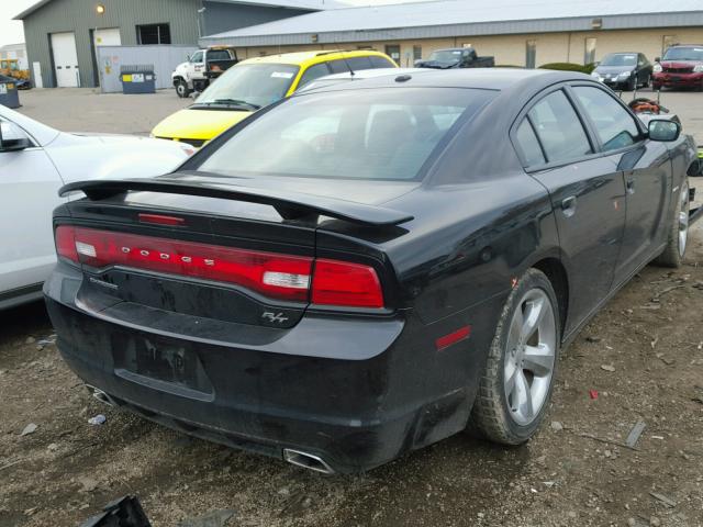2B3CL5CT7BH555289 - 2011 DODGE CHARGER R/ BLACK photo 4