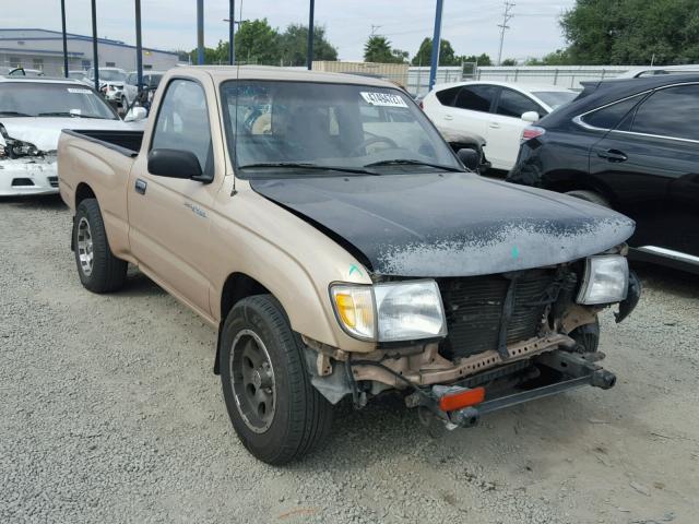 4TANL42N3XZ530428 - 1999 TOYOTA TACOMA TAN photo 1