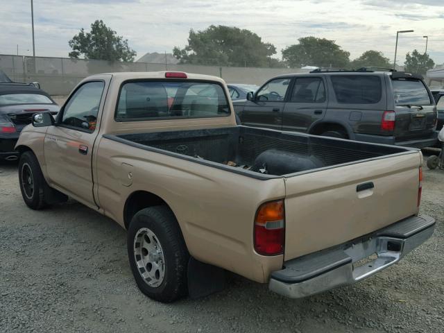 4TANL42N3XZ530428 - 1999 TOYOTA TACOMA TAN photo 3