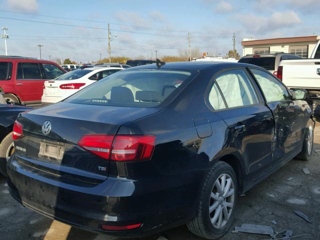 3VWD17AJ3FM236465 - 2015 VOLKSWAGEN JETTA SE 黑色 照片 4