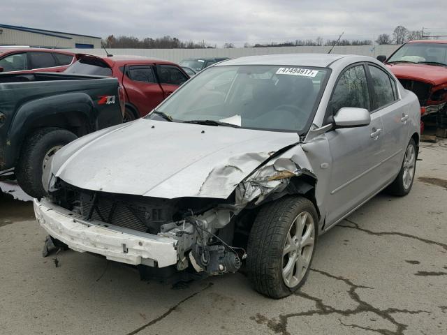 JM1BK32F581115379 - 2008 MAZDA 3 I SILVER photo 2