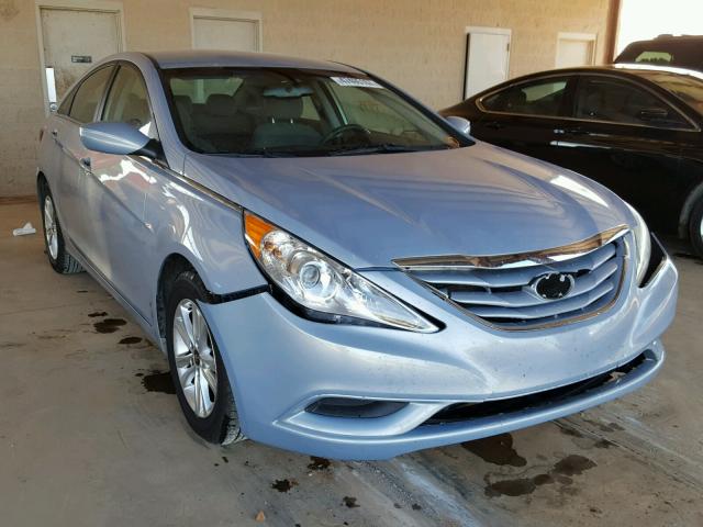 5NPEB4AC7DH754716 - 2013 HYUNDAI SONATA GLS BLUE photo 1