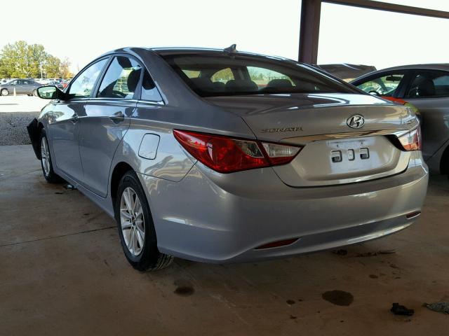 5NPEB4AC7DH754716 - 2013 HYUNDAI SONATA GLS BLUE photo 3