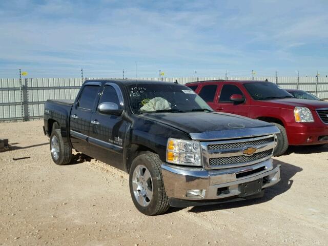 3GCPKSE70CG224072 - 2012 CHEVROLET SILVERADO BLACK photo 1