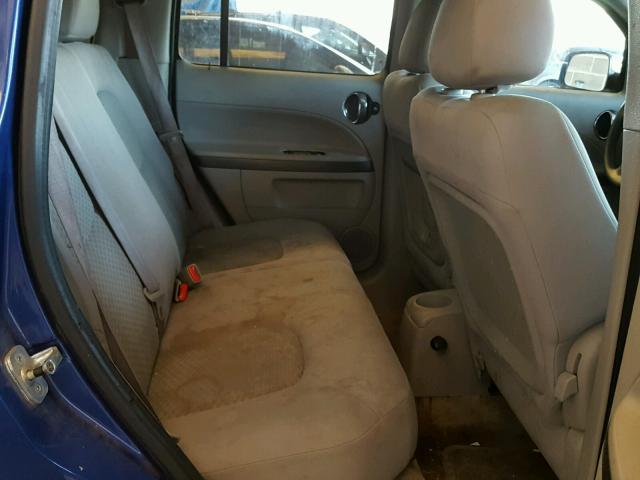 3GNDA13D46S522948 - 2006 CHEVROLET HHR LS BLUE photo 6