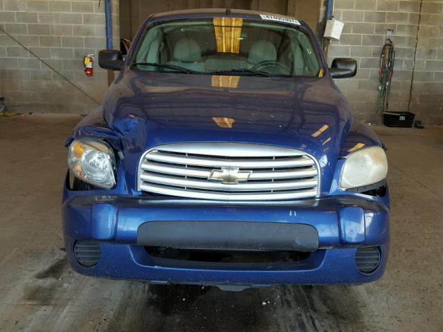 3GNDA13D46S522948 - 2006 CHEVROLET HHR LS BLUE photo 9