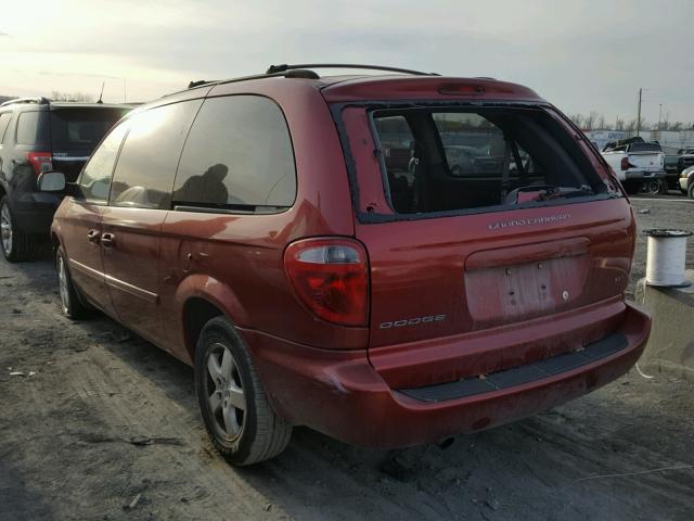 2D4GP44L66R746606 - 2006 DODGE GRAND CARA RED photo 3