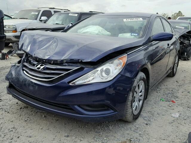 5NPEB4AC4BH302462 - 2011 HYUNDAI SONATA GLS BLUE photo 2