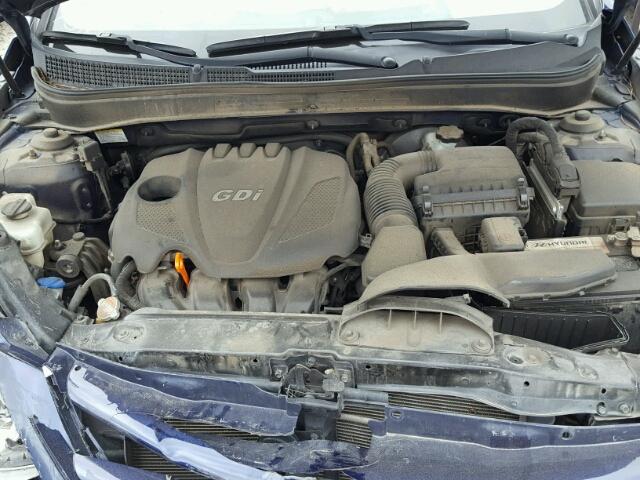 5NPEB4AC4BH302462 - 2011 HYUNDAI SONATA GLS BLUE photo 7