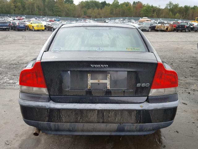 YV1RS61R412043242 - 2001 VOLVO S60 BLACK photo 9