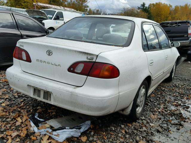 1NXBR18E6YZ332075 - 2000 TOYOTA COROLLA VE WHITE photo 4