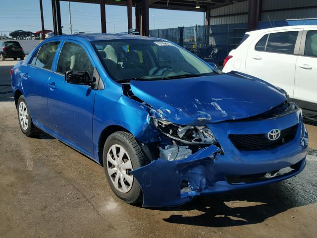 1NXBU40E19Z086680 - 2009 TOYOTA COROLLA BA BLUE photo 1