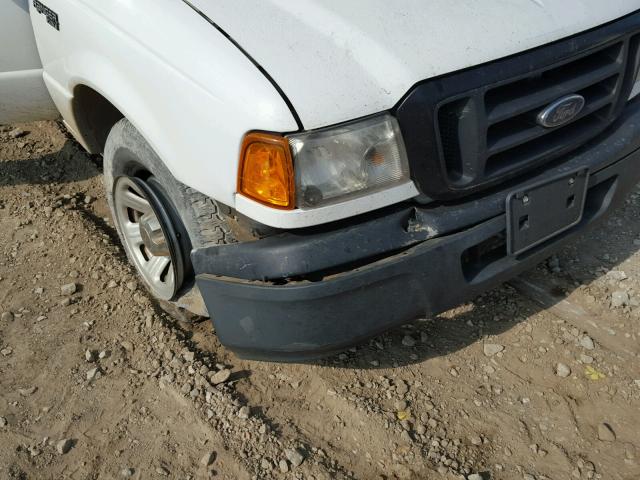 1FTYR10D24PA88354 - 2004 FORD RANGER WHITE photo 9