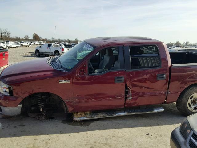 1FTPW14V06KD73237 - 2006 FORD F150 SUPER MAROON photo 9