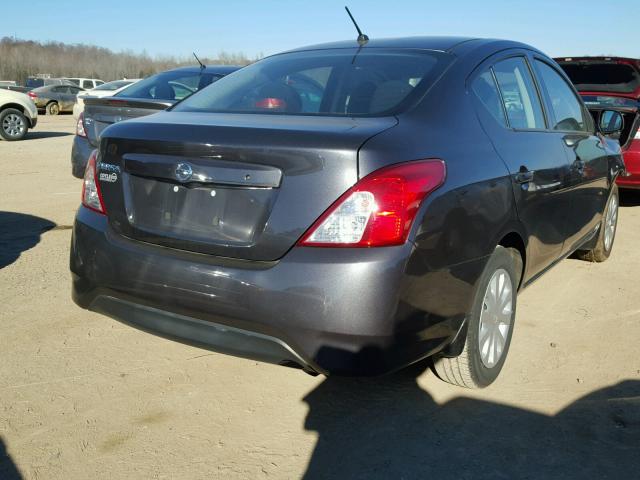 3N1CN7AP4FL822754 - 2015 NISSAN VERSA S CHARCOAL photo 4