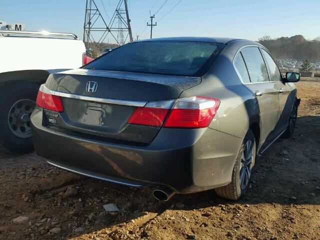 1HGCR2F35EA297446 - 2014 HONDA ACCORD LX CHARCOAL photo 4