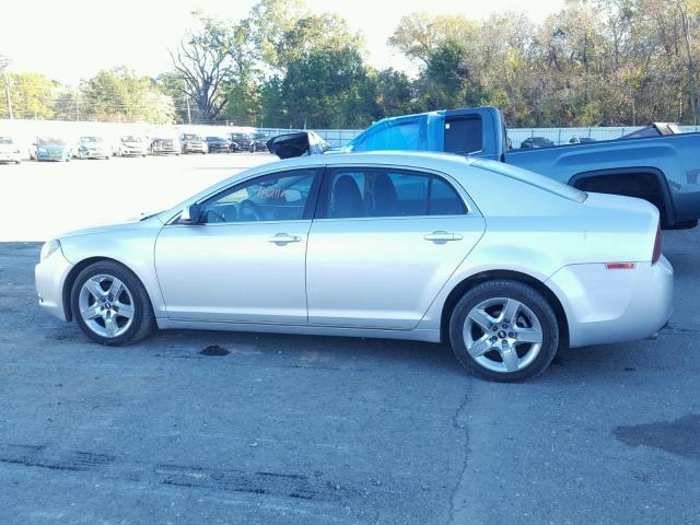 1G1ZC5EB5AF283458 - 2010 CHEVROLET MALIBU 1LT SILVER photo 9