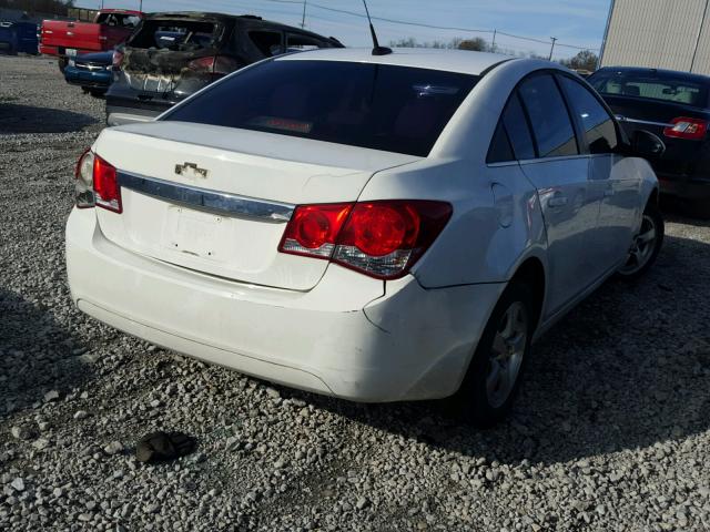 1G1PG5S98B7133188 - 2011 CHEVROLET CRUZE LT WHITE photo 4