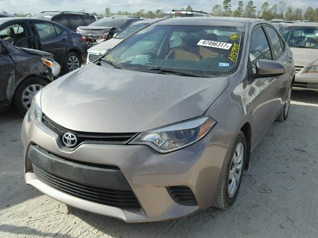 5YFBURHE2EP154272 - 2014 TOYOTA COROLLA L GRAY photo 2