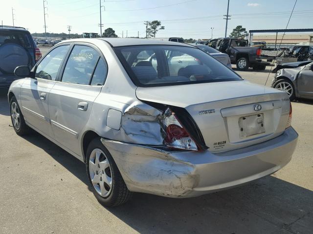 KMHDN46D44U715328 - 2004 HYUNDAI ELANTRA GL SILVER photo 3