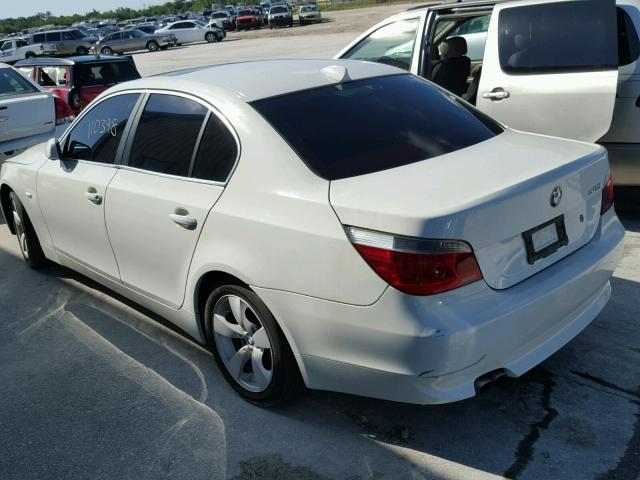 WBANE53516CK78258 - 2006 BMW 525 I WHITE photo 3