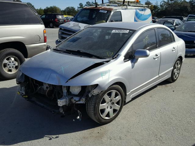 2HGFA16559H363260 - 2009 HONDA CIVIC LX SILVER photo 2