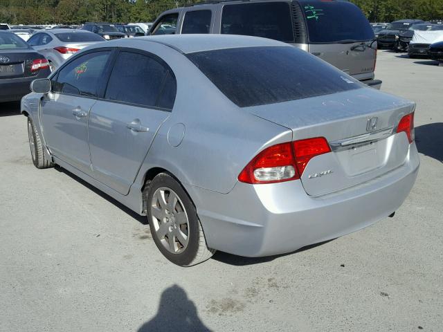 2HGFA16559H363260 - 2009 HONDA CIVIC LX SILVER photo 3