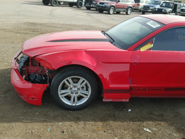 1ZVBP8AN2A5115634 - 2010 FORD MUSTANG RED photo 9