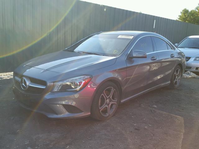 WDDSJ4EB9EN055148 - 2014 MERCEDES-BENZ CLA 250 GRAY photo 2