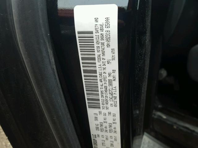 1C4GJWBG7CL138999 - 2012 JEEP WRANGLER S შავი ფოტო 10