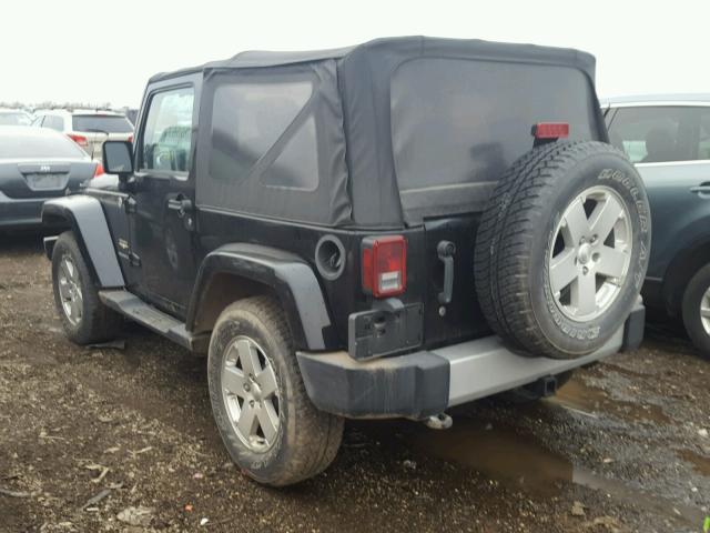 1C4GJWBG7CL138999 - 2012 JEEP WRANGLER S შავი ფოტო 3