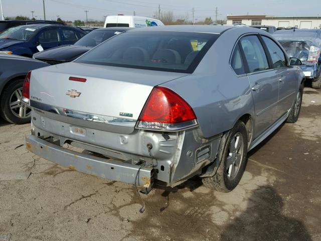 2G1WF5EK4B1292543 - 2011 CHEVROLET IMPALA LS SILVER photo 4