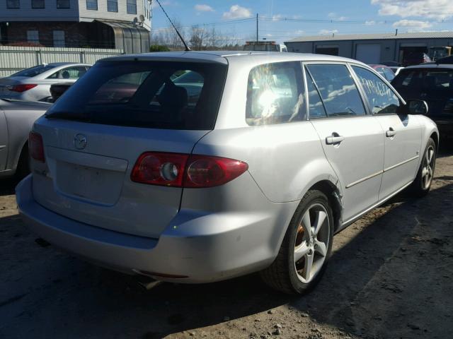 1YVHP82D745N73770 - 2004 MAZDA 6 S SILVER photo 4