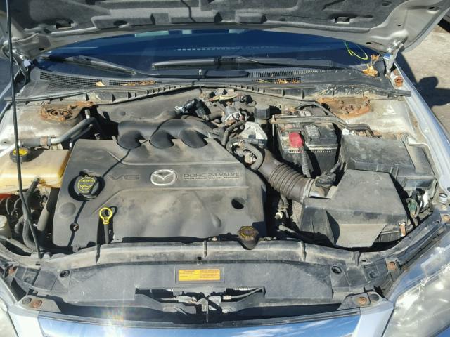 1YVHP82D745N73770 - 2004 MAZDA 6 S SILVER photo 7