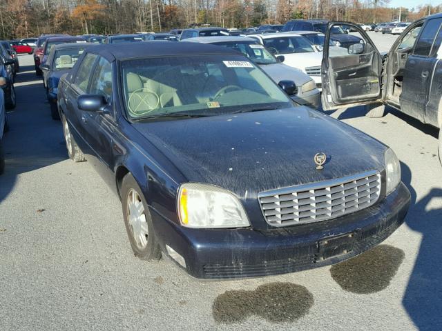 1G6KD54Y74U197549 - 2004 CADILLAC DEVILLE BLUE photo 1