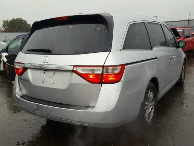 5FNRL5H67BB028368 - 2011 HONDA ODYSSEY SILVER photo 4