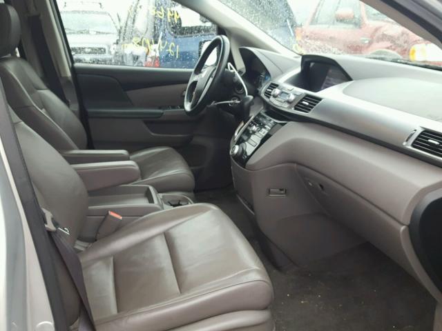 5FNRL5H67BB028368 - 2011 HONDA ODYSSEY SILVER photo 5