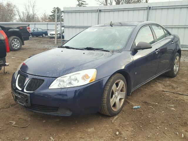 1G2ZG57B694122542 - 2009 PONTIAC G6 BLUE photo 2