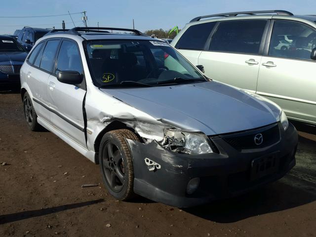 JM1BJ246421505648 - 2002 MAZDA PROTEGE PR SILVER photo 1