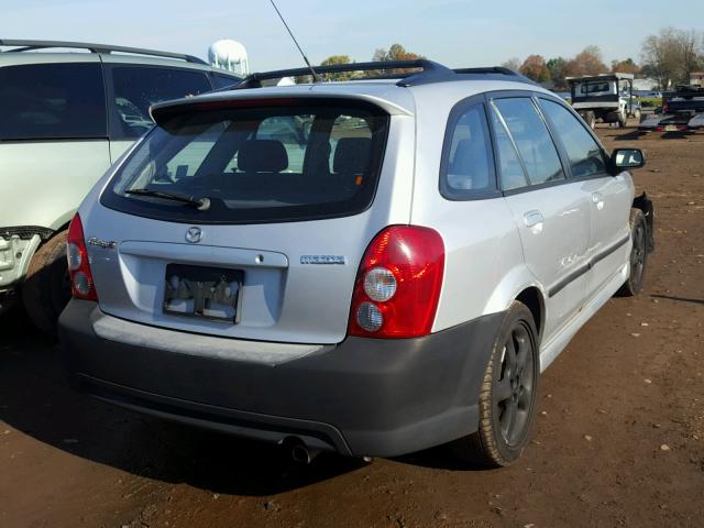 JM1BJ246421505648 - 2002 MAZDA PROTEGE PR SILVER photo 4