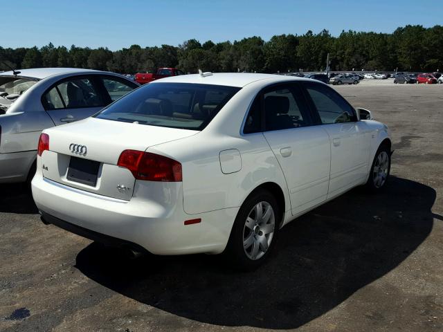 WAUAF78E06A258899 - 2006 AUDI A4 2 WHITE photo 4